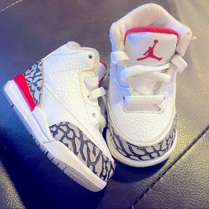 Jordan 3 Hall Of Fame infant baby shoes size 2c